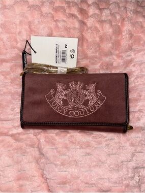Juicy Couture UK wallet / crossbody bag combo! Brown / Tan - NWT!